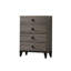 Commode en bois avec 5 tiroirs gris-1203676888