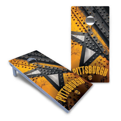 Pittsburgh S All-Weather Composite Cornhole Set