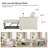 Yasuro 53''W Modern Channel Tufted Sleeper Sofa With Built-In USB Port and Mobile Phone Holder-346608262