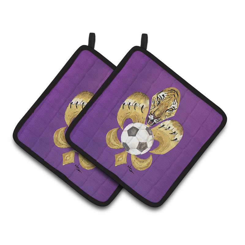Caroline's Treasures Tiger Polyester Potholder