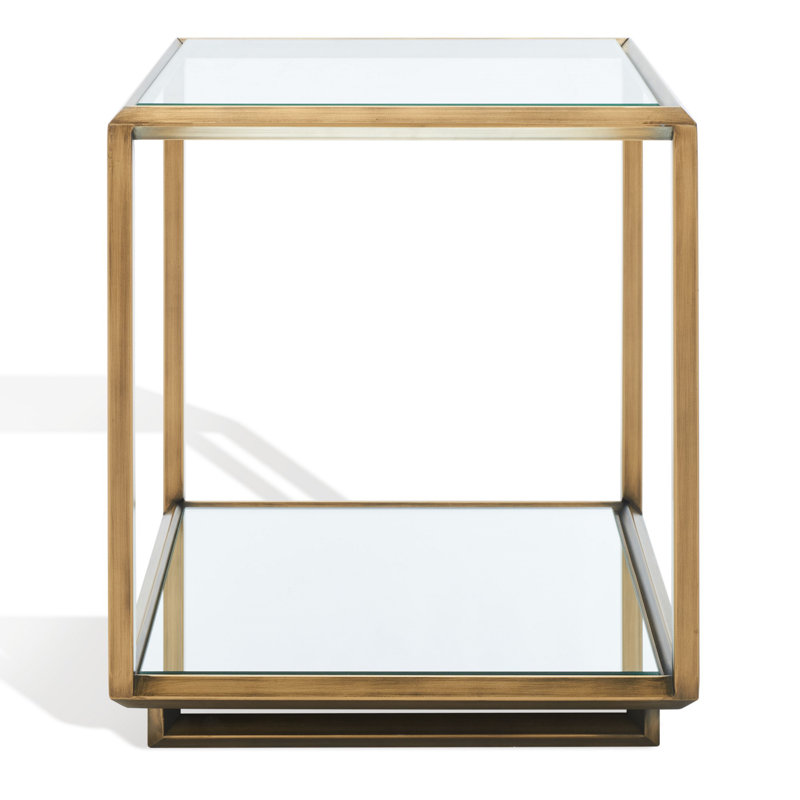 Florabella Glass End Table