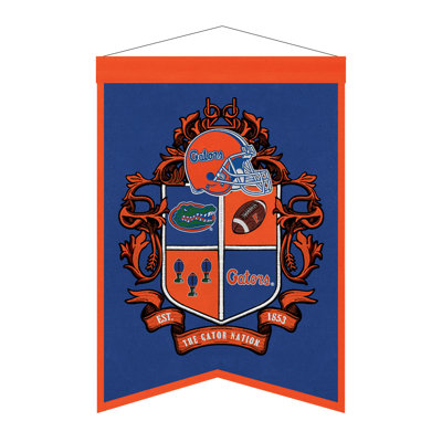 Décoration murale NCAA Florida Gators Crest | 15 x 22