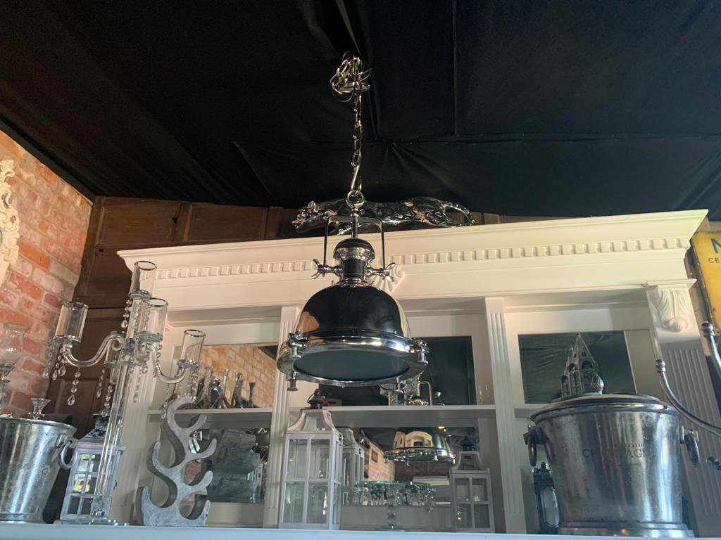 Overlock 1 - Light Silver Dome Pendant