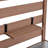 41.7'' Rolling Outdoor Kitchen Island, Solid Wood Kitchen Cart With Sink And Stainless Table Top-245234933