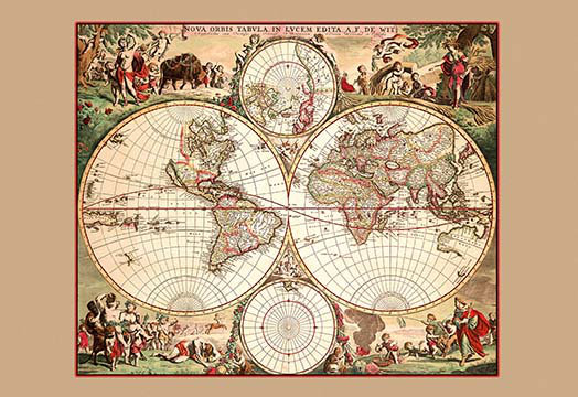 " Nova Orbis Tabula " by Frederick DeWit