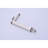 Brushed Nickel Vanity Faucet - Metal Handle For Smooth Operation Bathroom Sink Enhances Hygiene