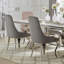 Ensemble de 2 chaises de salle à manger rembourrées en velours-874700930