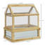 Lit de jardin surélevé avec serre en polycarbonate Outsunny