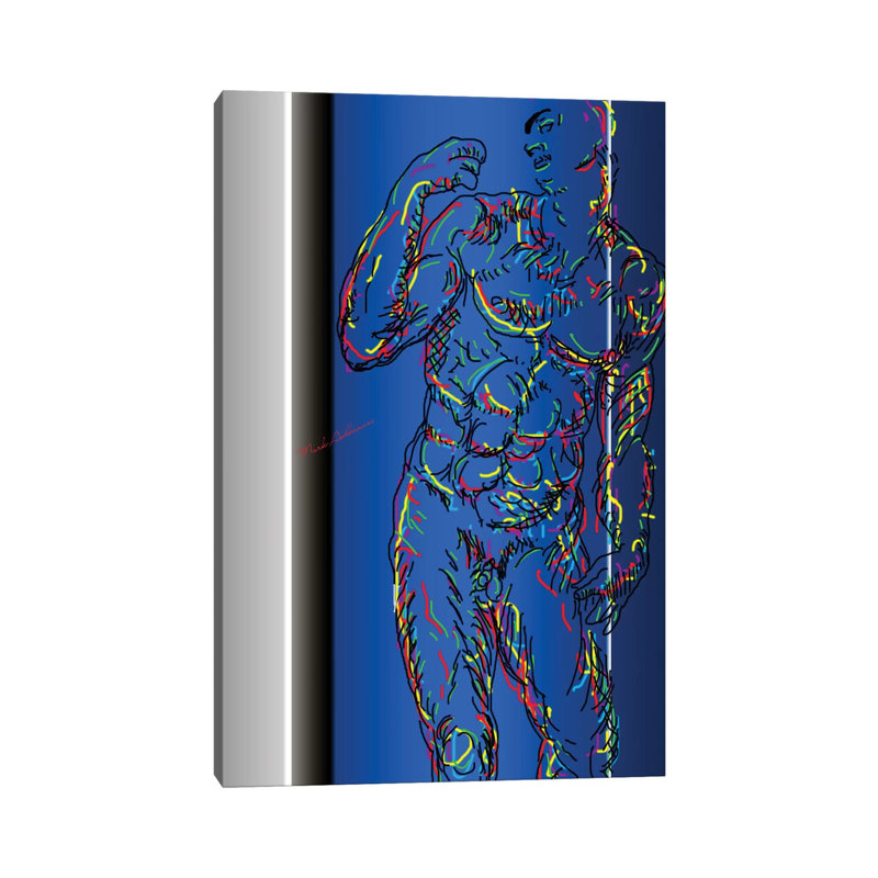 The Modern Man by Mark Ashkenazi - Wrapped Canvas Gallery-Wrapped Canvas Giclée, 20.32 cm H x 30.48 cm W