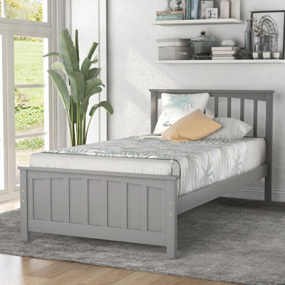 Lit moderne, lit plateforme en bois