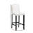 Bloom Modern Nailhead Bar Stool in White/Black, 44.39'' H X 18.26'' W X 21.22'' D (Set of 2)-1802835454