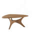 Table basse, bois triangulaire