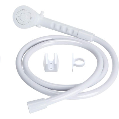 RV Shower Head With Hose - Non-Metallic Outdoor RV Shower Kits Replacement With Pause Function For Rvs, Fifth Wheels, Motor Homes, Travel Trailers, Campers, Boats