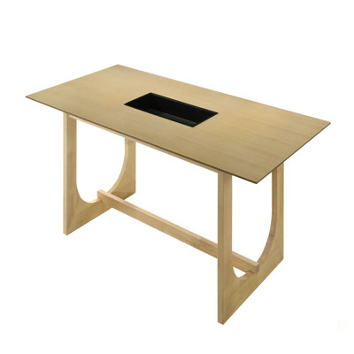 Blayde Natural Finish Dining Table