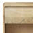 22"W Solid Mango Wood Bedside Table with Inlay