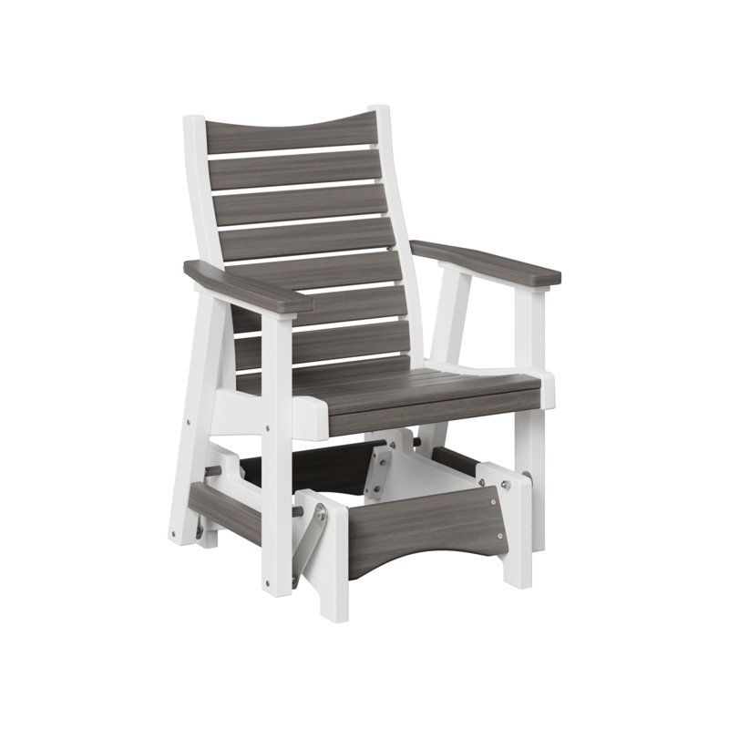 Fauteuil oscillant simple Berlin Gardens Bristol, Gris bord de mer / blanc