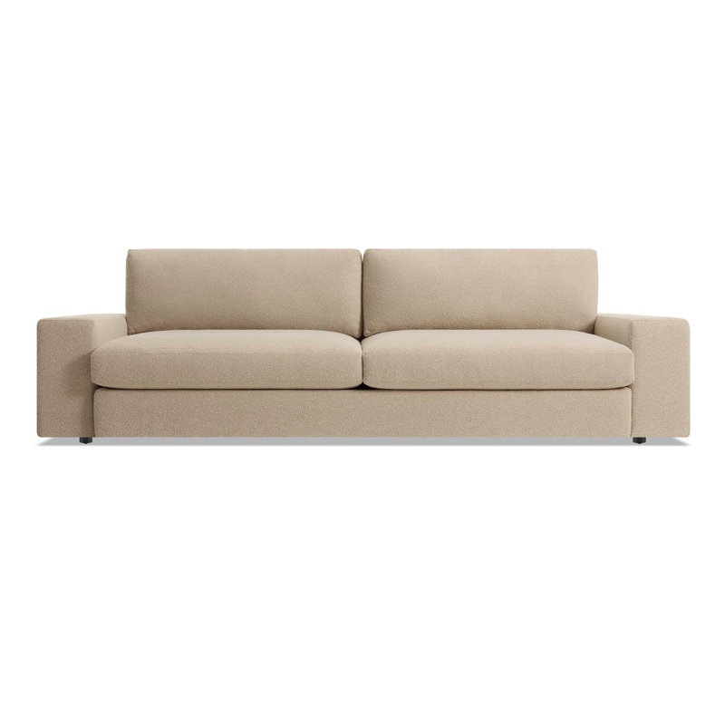 Esker Sofa, Kelso Blue 100% Polyester, 31" H x 98" W x 42" D