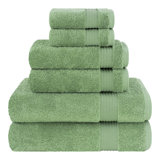 Ensemble de serviettes de bain luxueuses 100% coton turque 6 pièces, très doux et absorbant