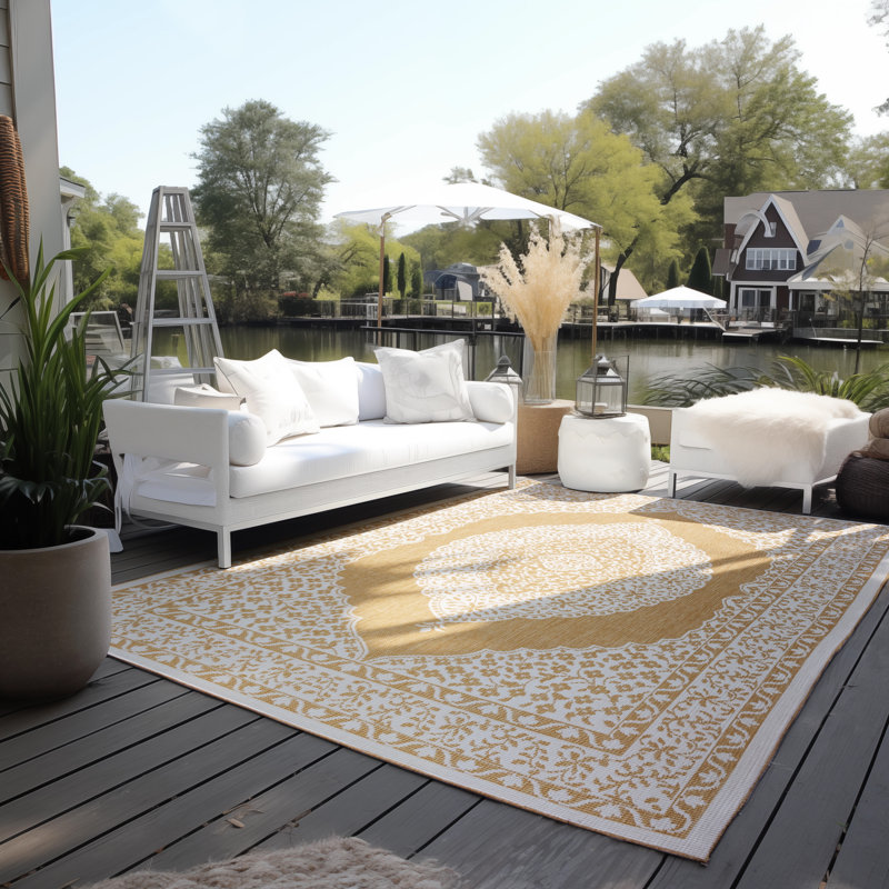 Dynamic Rectangle Indoor / Outdoor Area Rug, Rectangular 80 x 150cm