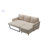 Adjustable L-Shaped Sofa Bed With Chaise-407136144