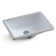 Kube Bath 13.125'' White Ceramic Rectangular Bathroom Sink with Overflow