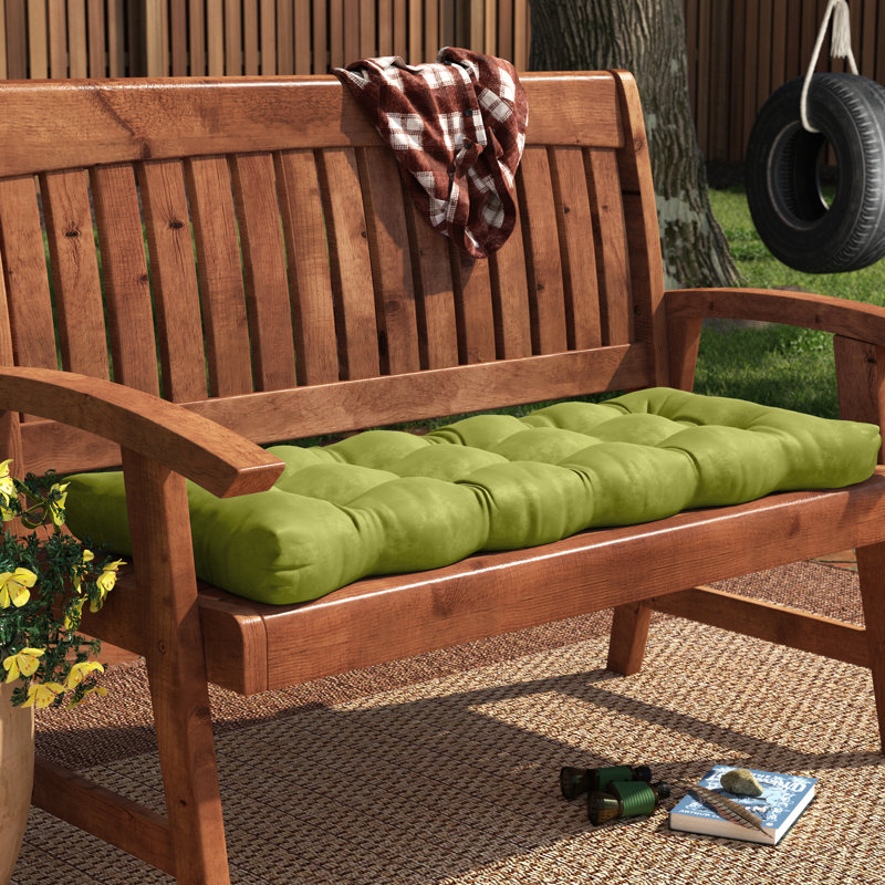 Coussin de banc d'extérieur Shipton, Vert Summerside, L 44 po x P 17 po, 4"