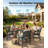 All-Weather Outdoor Dining Sets - Rust-Resistant Modern Outdoor Dining Sets For Backyard Garden Deck Poolside 4-Table 8-Chairs-126708465