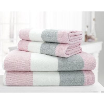 Eloy 100 Percent Cotton Stripe Bath Towel