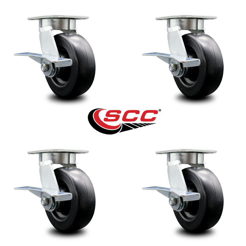 Kingpinless olefin Swivel Caster