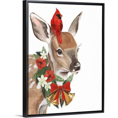 Reproduction d’art sur toile, "Yuletide Darling I" par Grace Popp