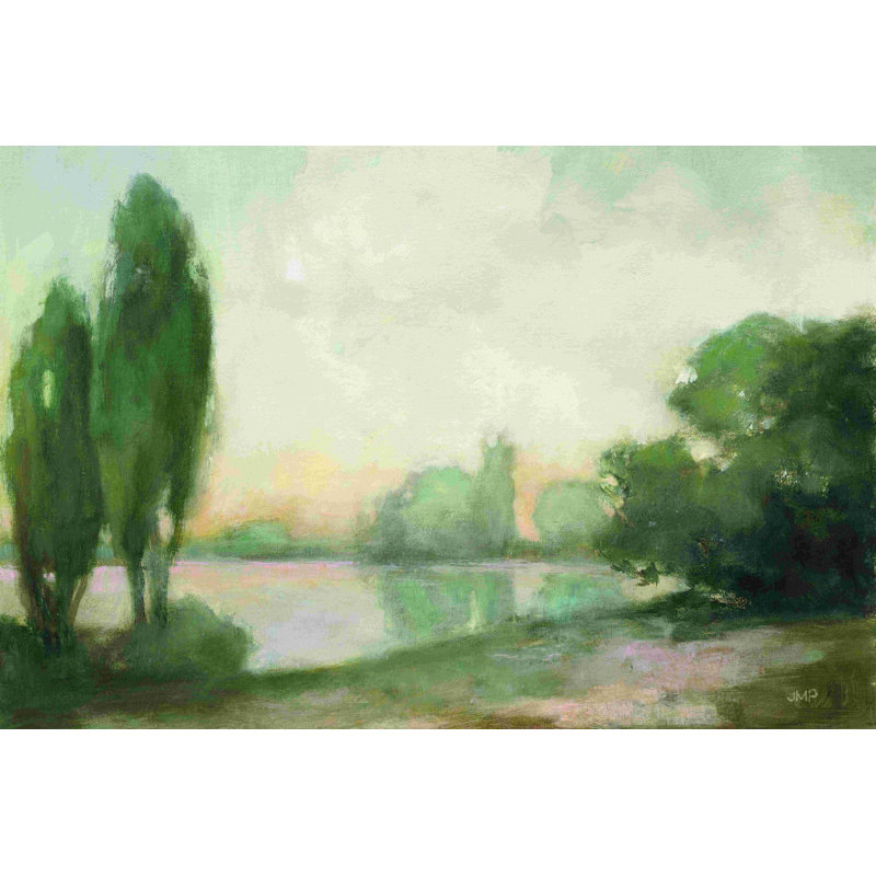 Essence de Giverny par Julia Purinton - peinture sur toile tendue, H 8 po x l 12 po, Toile tendue
