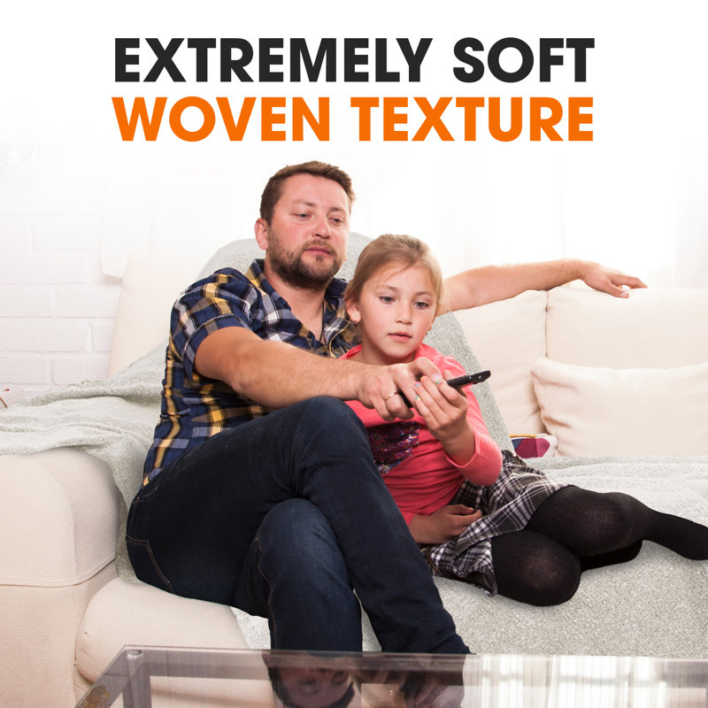 Full Taupe Wool Knitted Machine Washable Throw Blanket