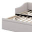 Lit de jour simple rembourré extensible avec dossier en L-207830649