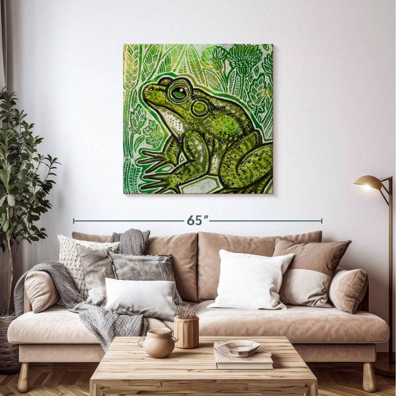 Brampt Little Frog, 39" H x 39" W