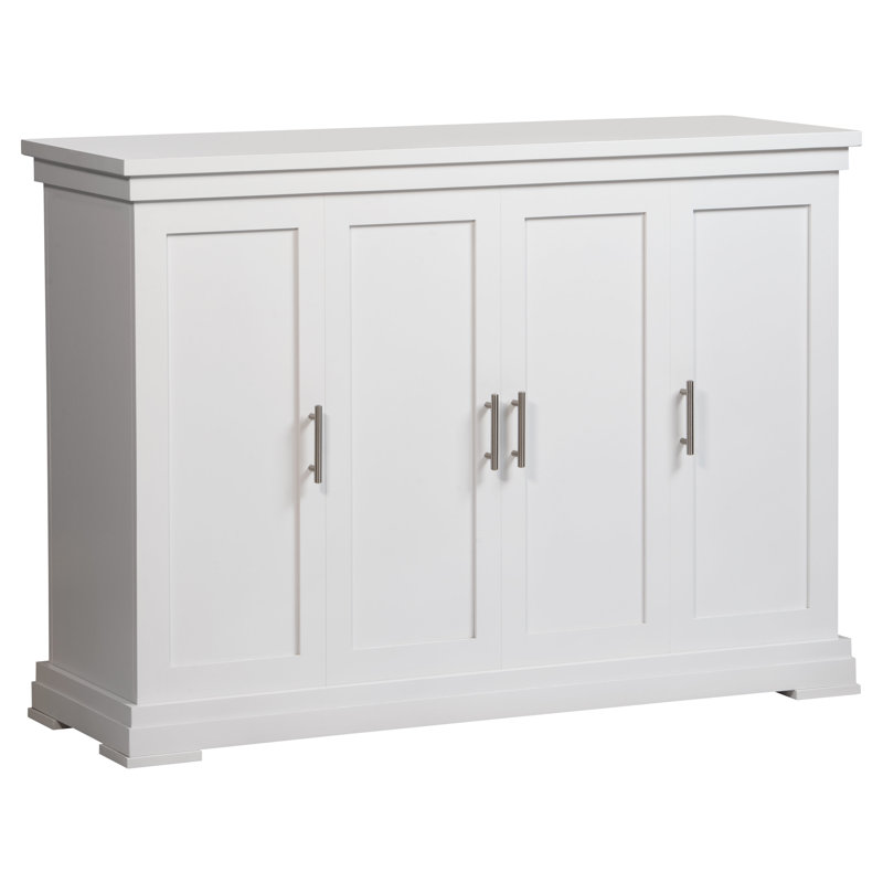 Linton Unfinished TV Stand for TVs up to 60", White