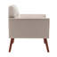 Fauteuil capitonné à boutons avec structure en bois massif 30 po Ayna-68059255
