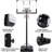 Yaheetech  Adjustable Height Adjustable Foldable 110Cm Metal Portable Fill-Size Basketball Hoop