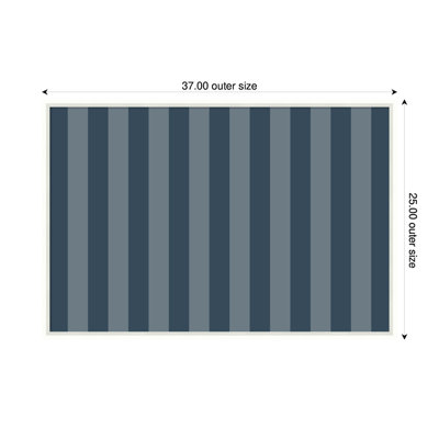 Framed Fabric Pinboard  Printed Linen Bulletin Board