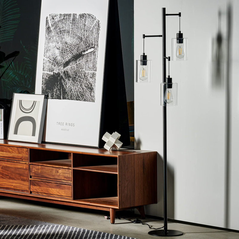 Nekeisha 64.76'' Matte Tree Floor Lamp