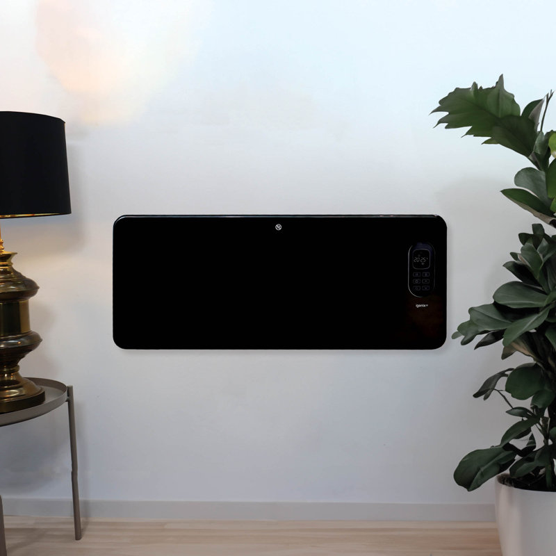Igenix 1500W Smart Panel Heater White, 2000W, Black