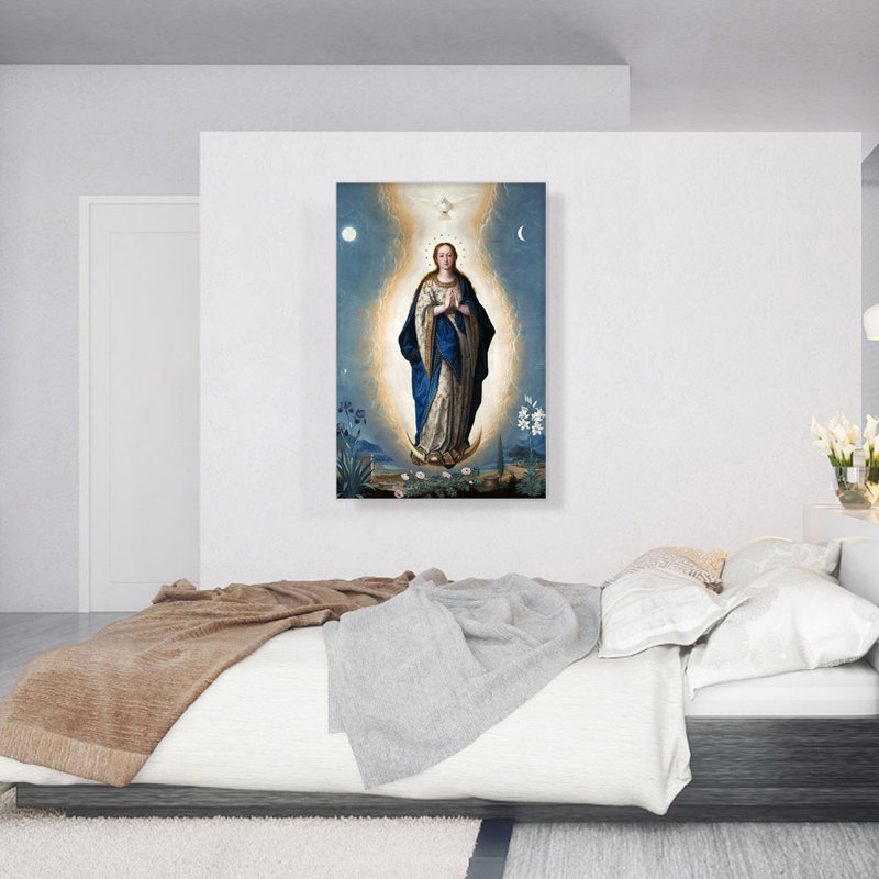 «Inmaculée Conception 1618» par Juan Sanchez Cotan, reproduction d'art sur toile tendue, H 40 po x l 26 po x P 1,5 po