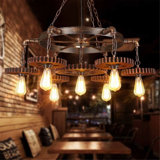 Luminaire suspendu industriel rétro en métal 7 lumières 7 lumières