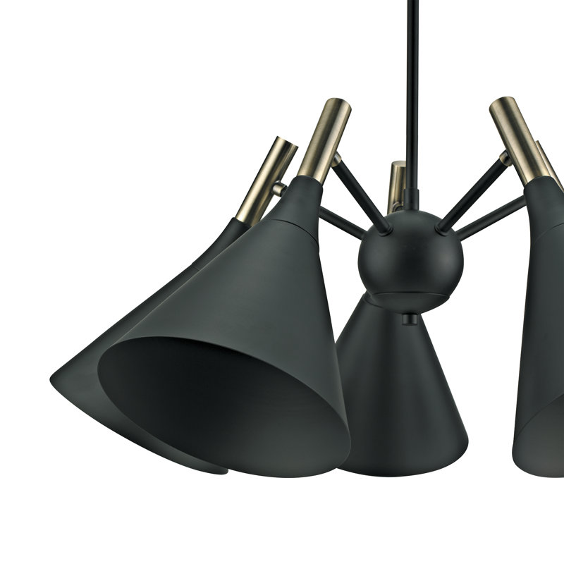 Lustre classique/traditionnel ombré 5 lumières Tennie