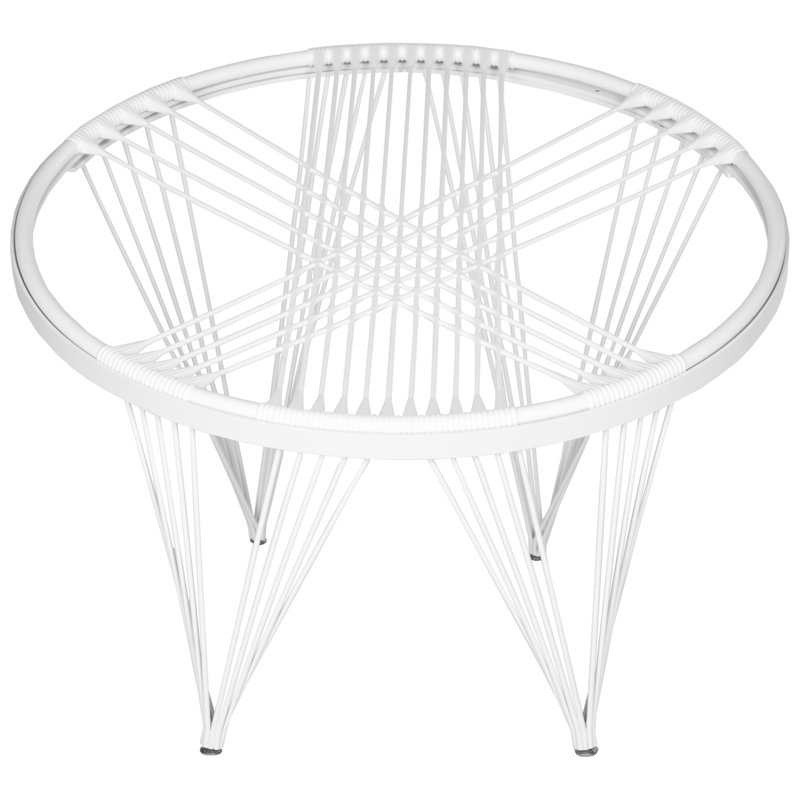 Fauteuil Papasan de 36 po de largeur, Blanc
