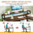 59.05'' Reversible L -Shaped Desk with Monitor Stand