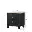 Table de chevet 2 tiroirs 1pc