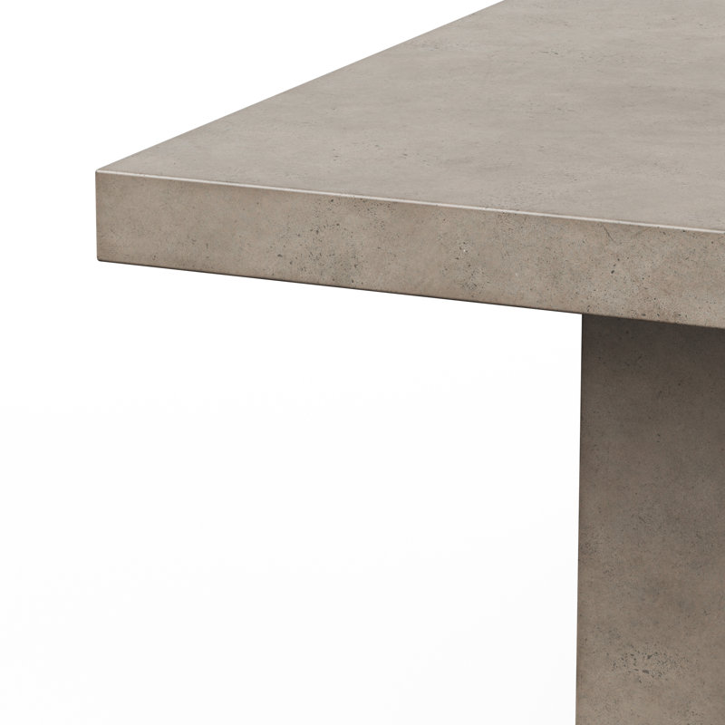 Kareen Bar & Counter Height Pedestal Dining Table, Dark Gray, Counter Table (36.25" Height)