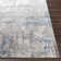 Addilyn Machine Woven Abstract Dark Blue/Beige Area Rug