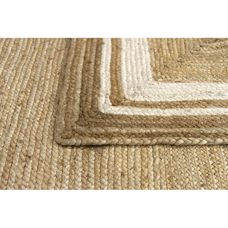 Leann Solid Colour Hand Woven Area Rug, Rectangle 160 x 230cm
