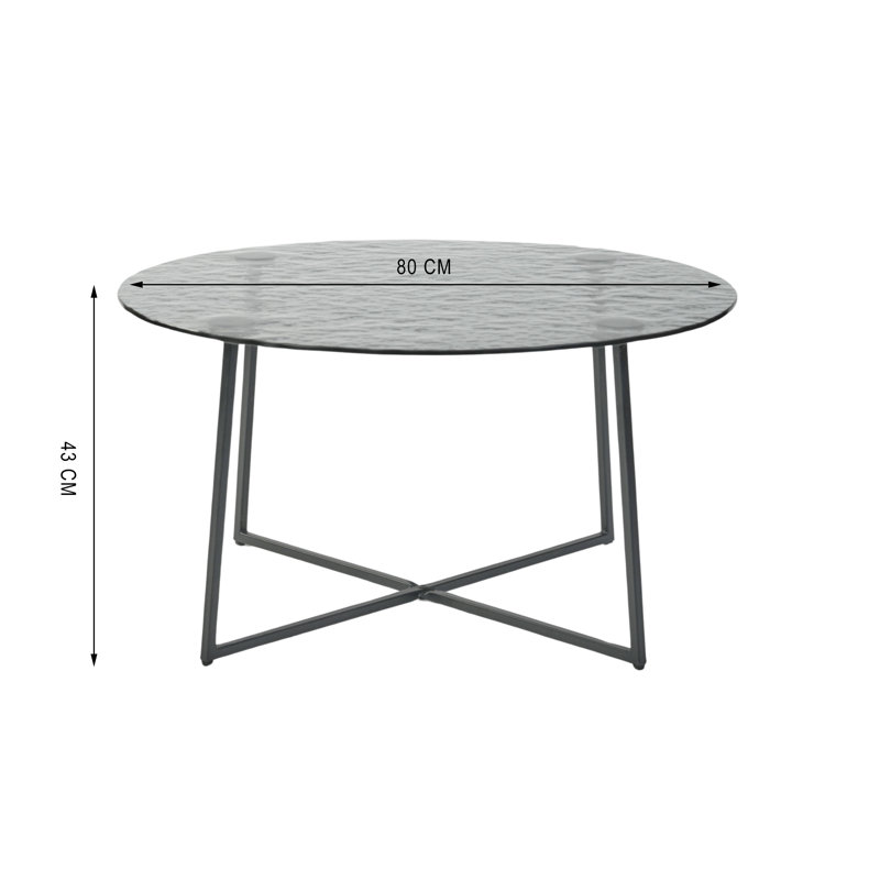 Aicia Cross Legs Coffee Table